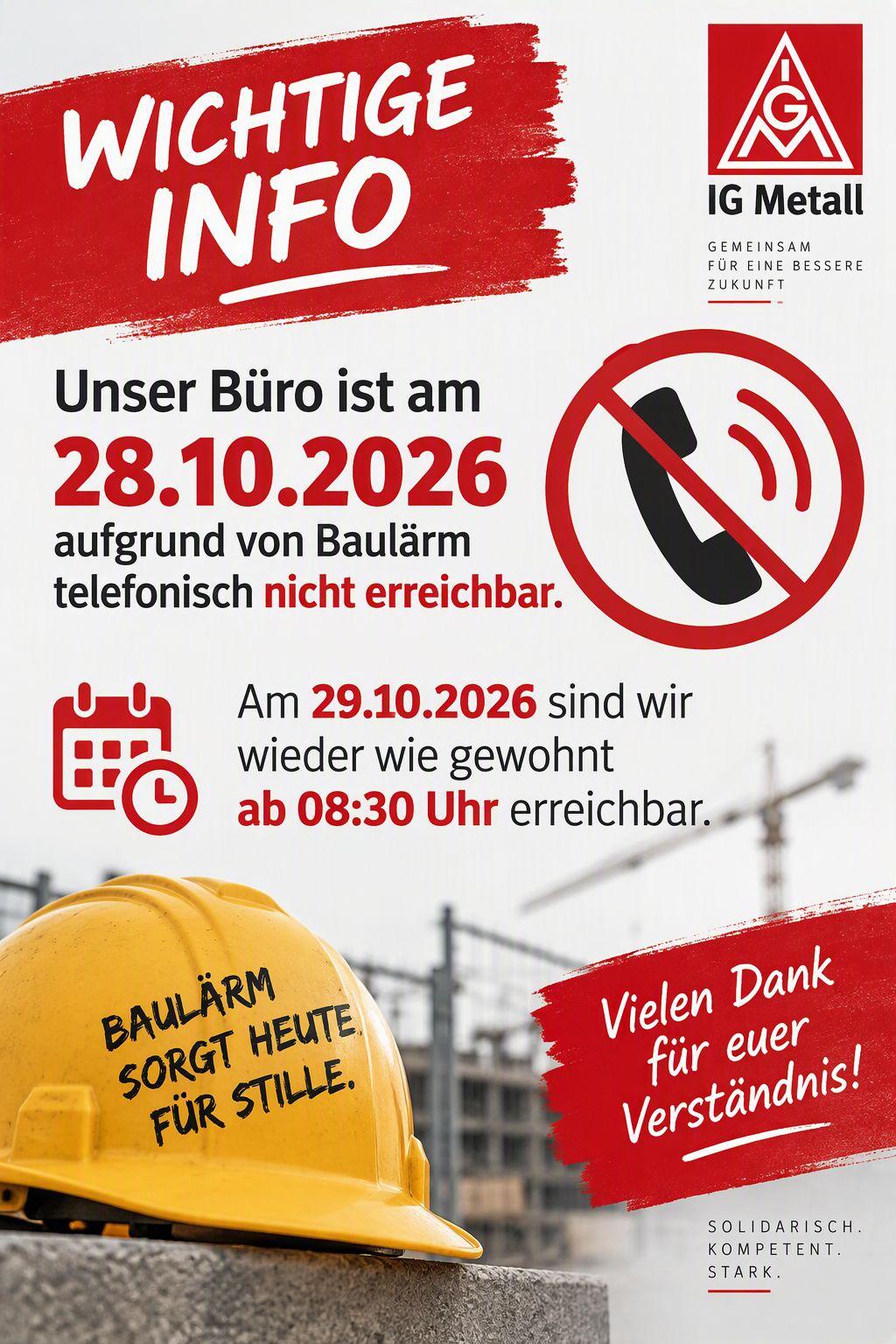 Büro zu