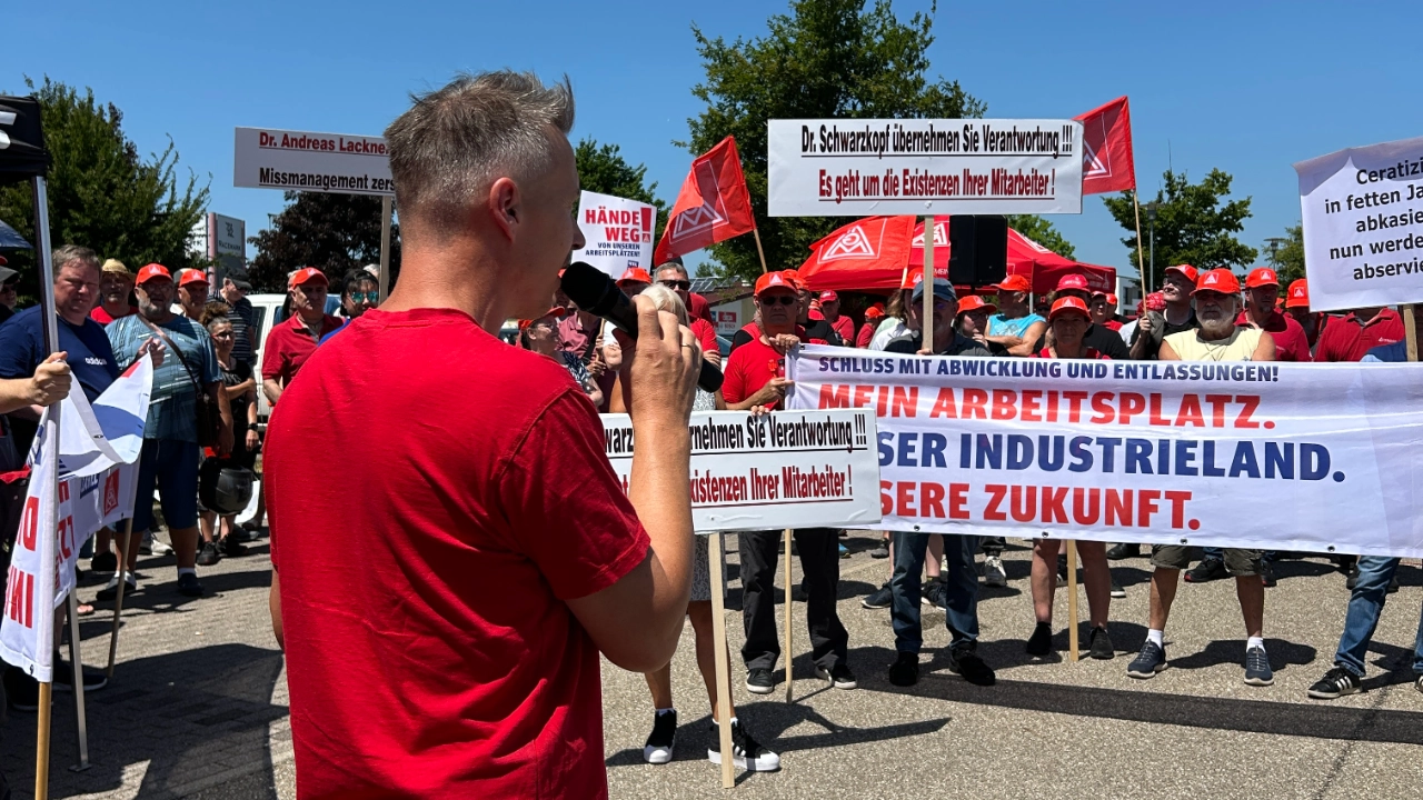 Betriebsschließung Ceratizit