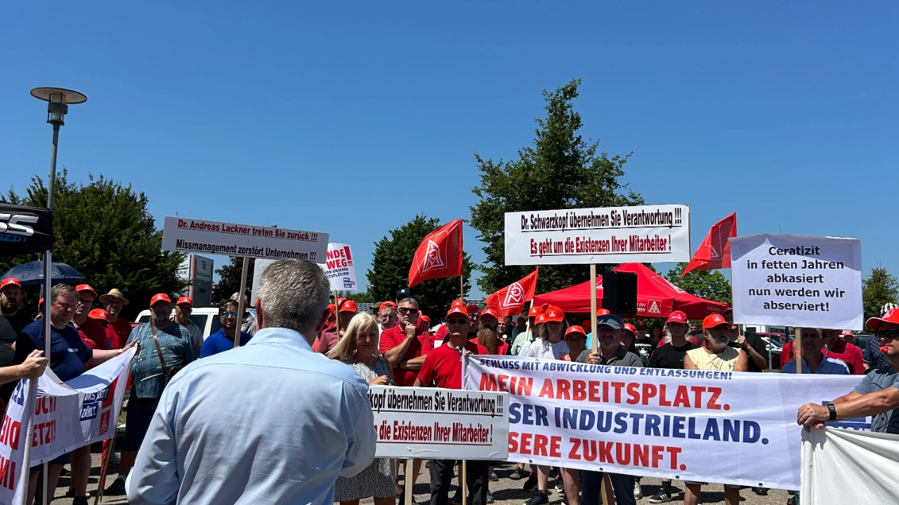 Betriebsschließung Ceratizit