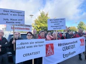  Einigungsstelle wird  eingerichtet. Beschäftigte protestieren erneut!